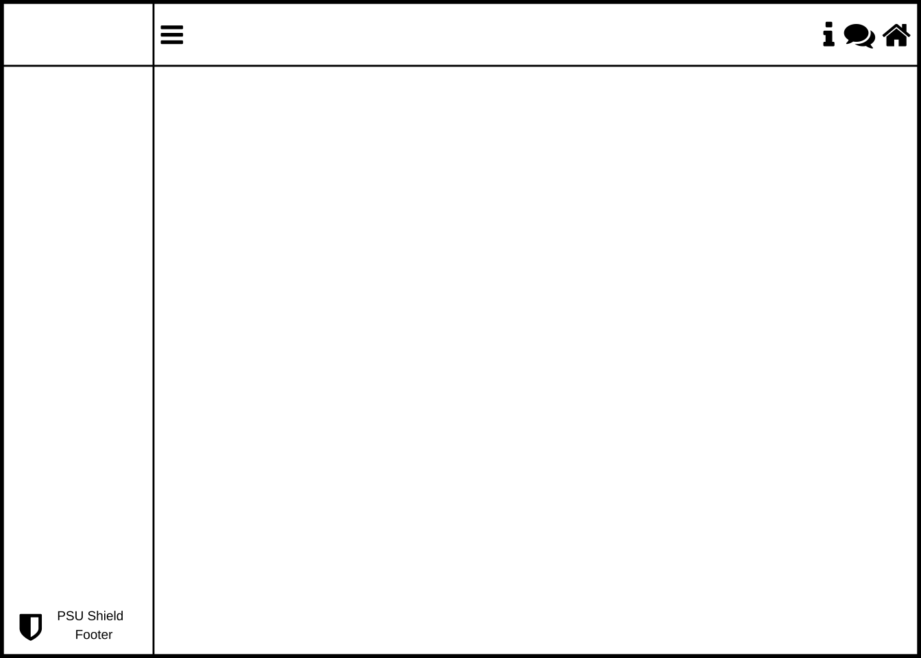 Blank layout for sketching your ideas